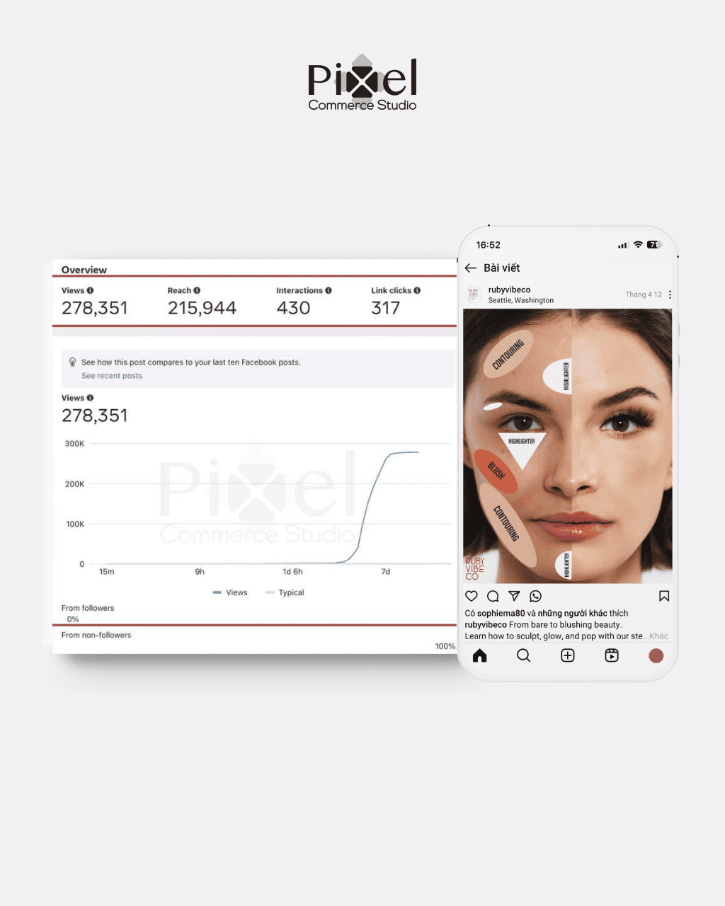 Creative Poster Ideas to Promote SEO, Ads & Social Media Service - Pixel Commerce Studio