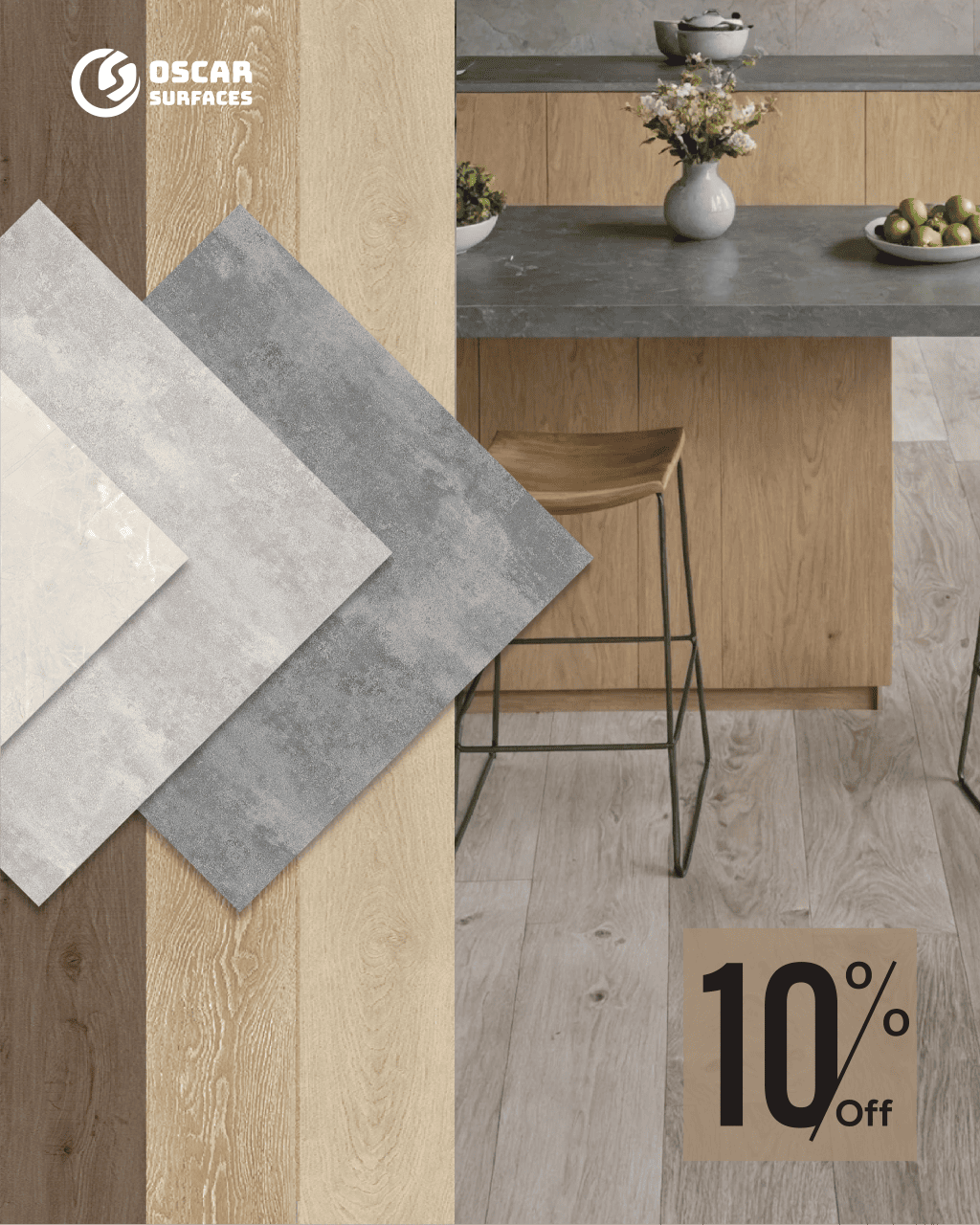 Home Renovation Poster Series _ Kitchen, Bath & Surface Materials