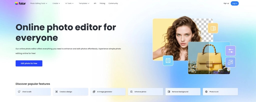 Online photo editor for everyone