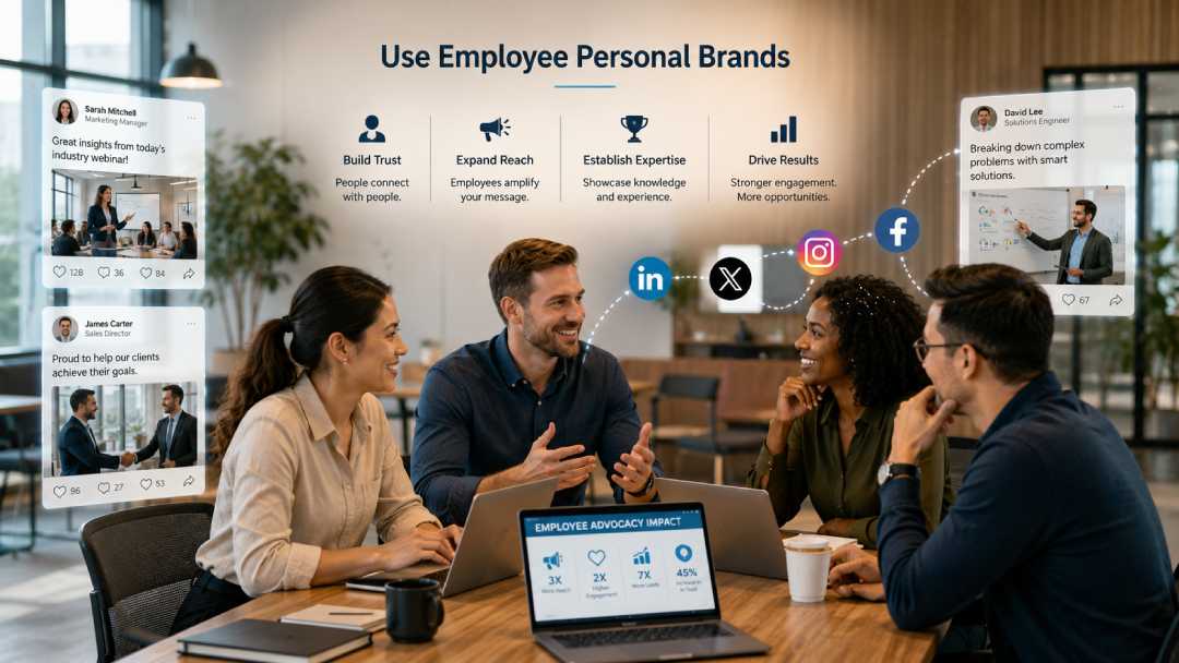 B2B employee advocacy and LinkedIn personal branding