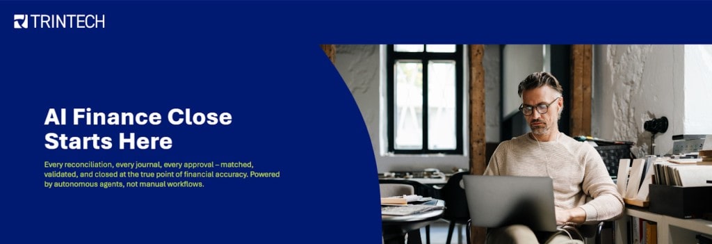 The Trintech website banner with the title 