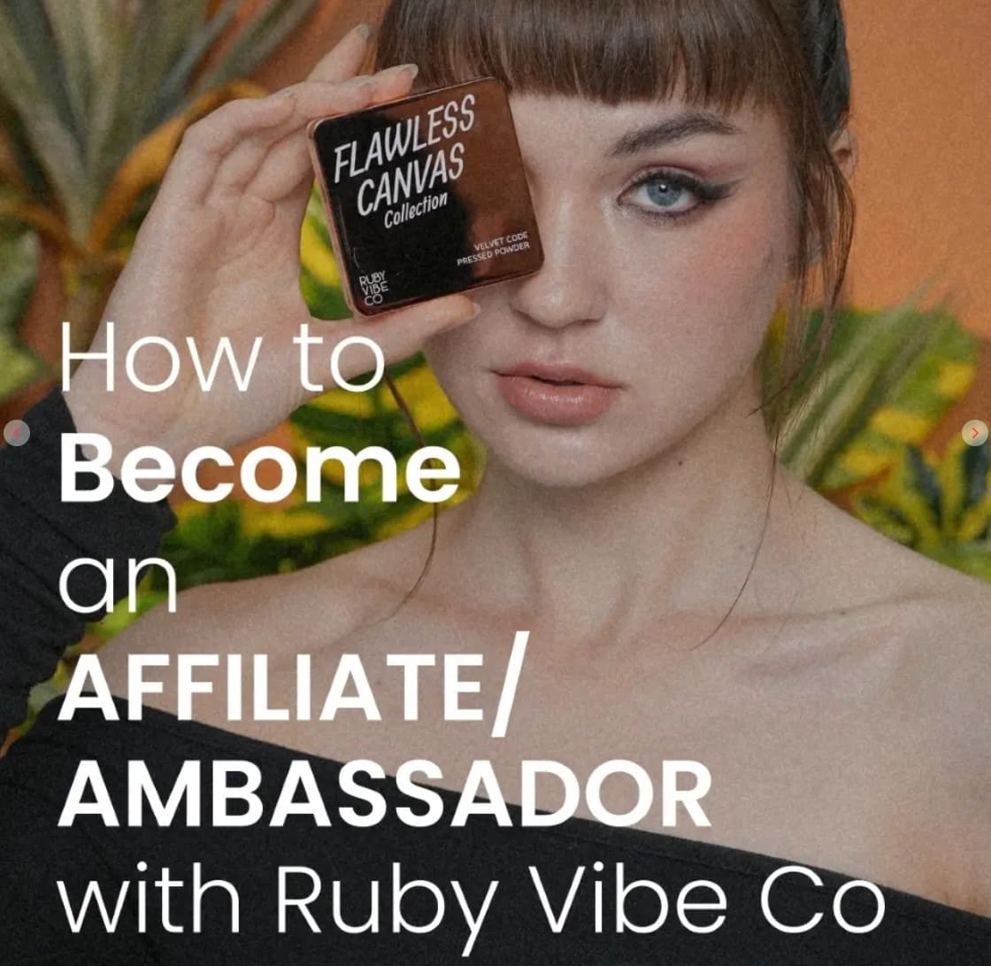 Partnerships & Collaborations. Screenshort on Ruby Vibe Co