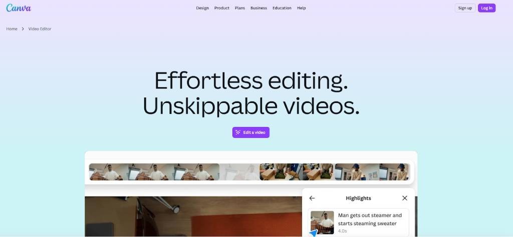 screenshot canva editor app 