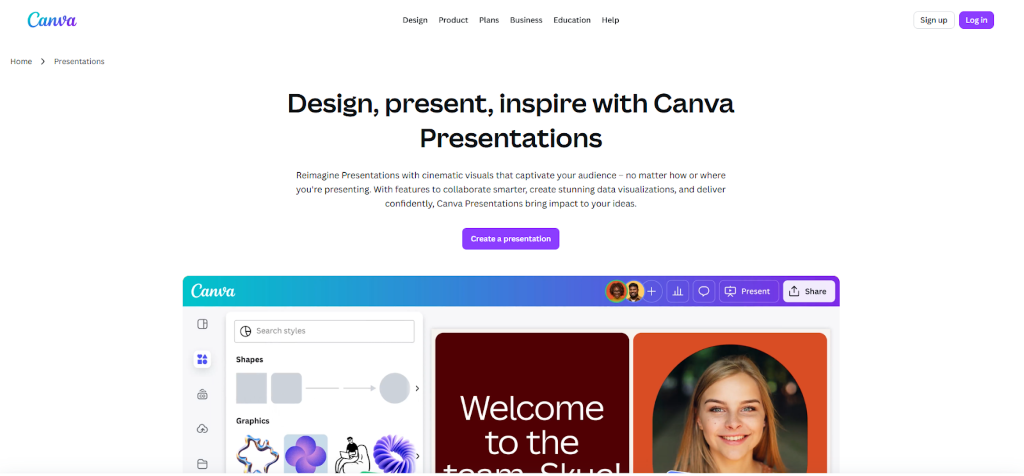 Canva for Presentations
