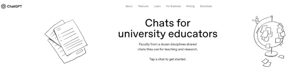 AI writing tool like ChatGPT can generate a list of blog post ideas
