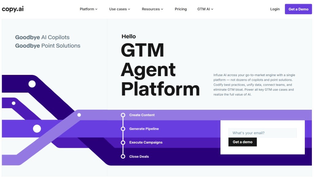 sreenshot copy ai website