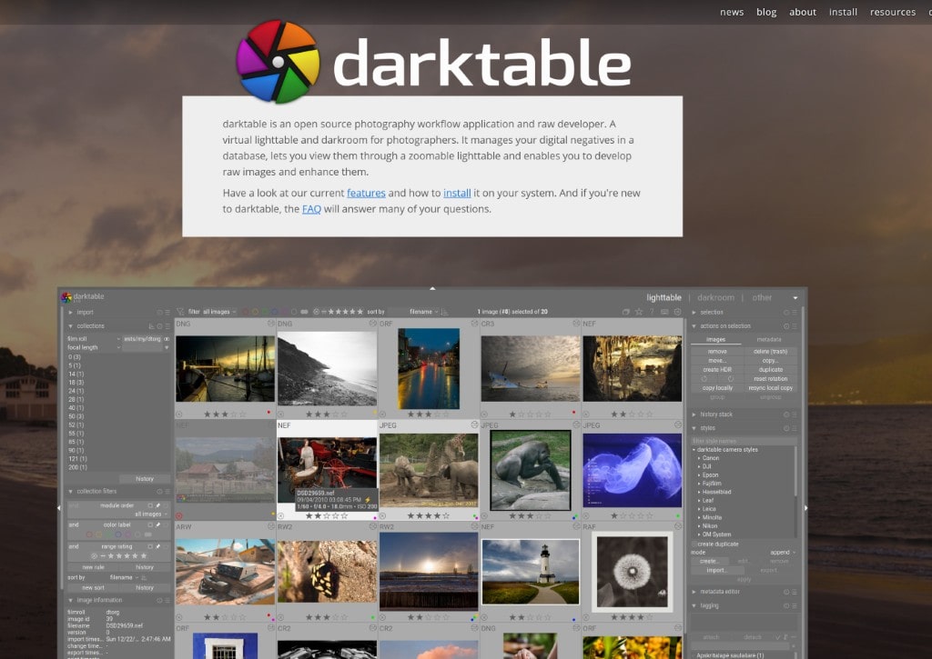 darktable