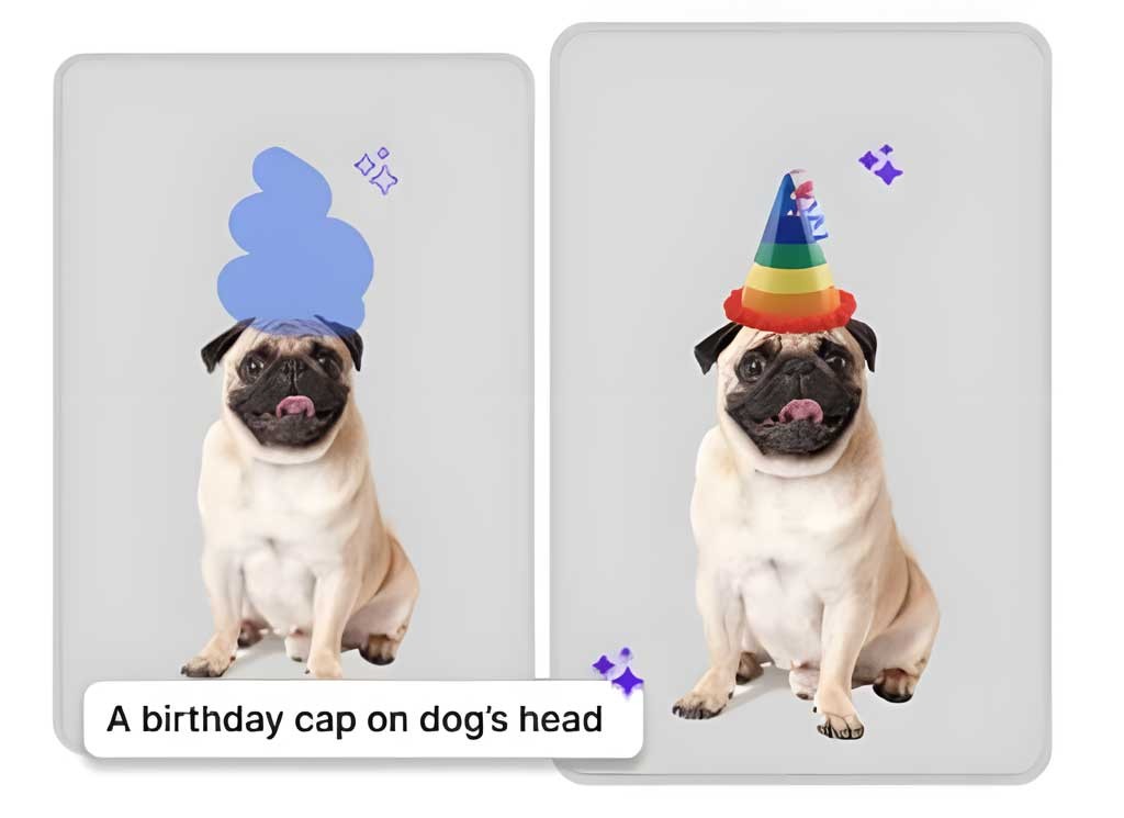 Side-by-side comparison showing Photoshop AI removing a wooden chair from a room and replacing it with a plant.
(Length: 110 characters