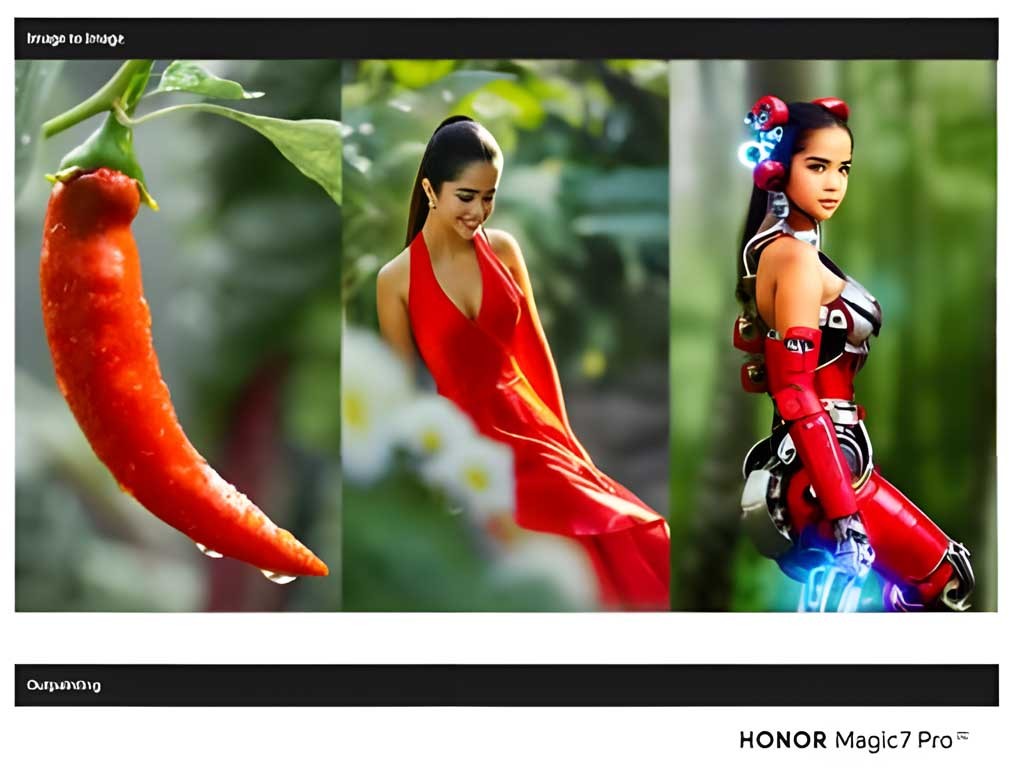 Comparison showing how to use AI in Photoshop to remove or replace objects in a commercial product photograph.