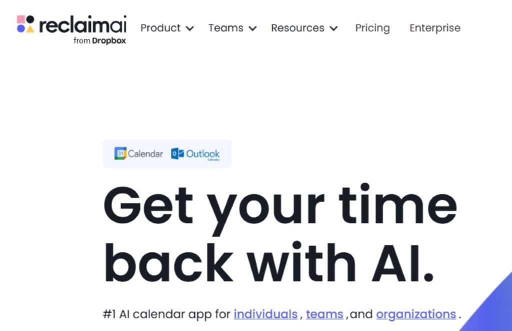 Reclaim AI and Clockwise