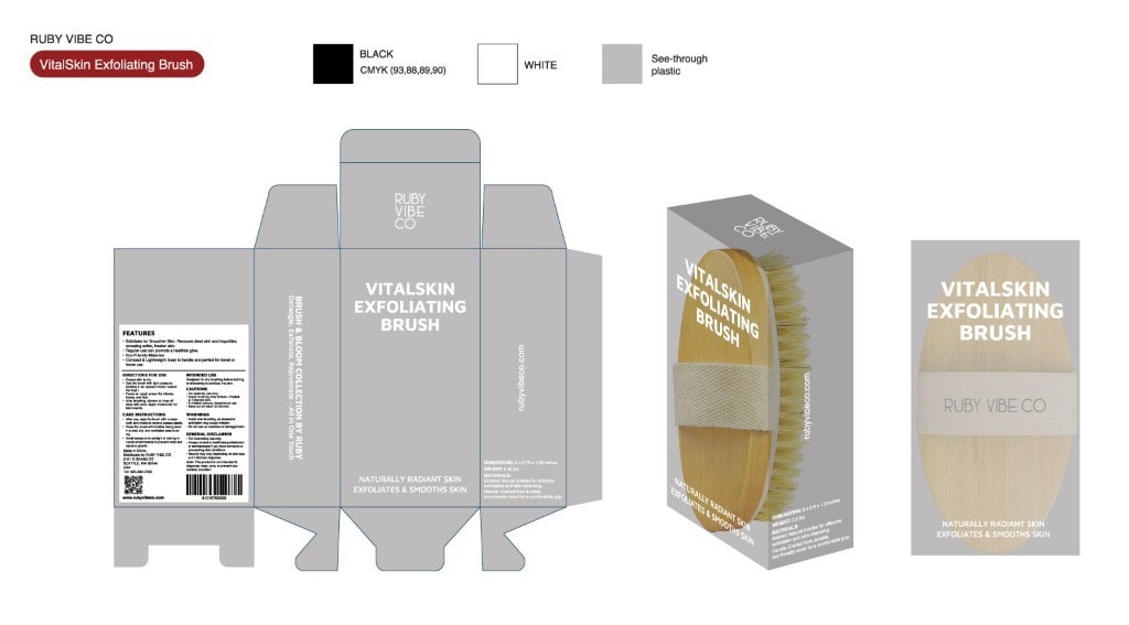 Packaging design for the Ruby Vibe Co