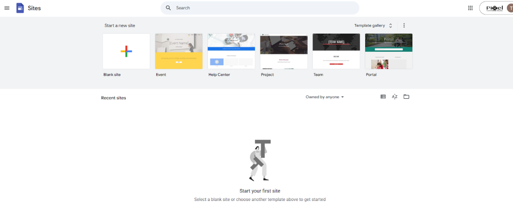 Google Sites is the simplest and most affordable option