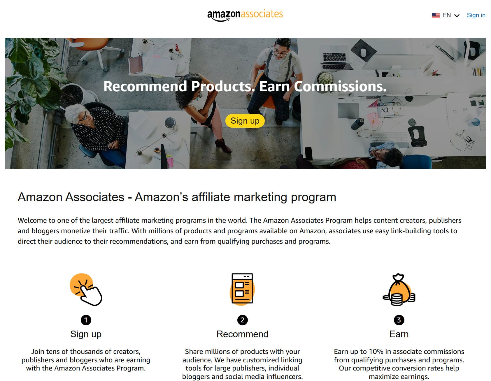 Amazon Affiliate Marketing: Start Earning Online Today - Blog article thumbnail